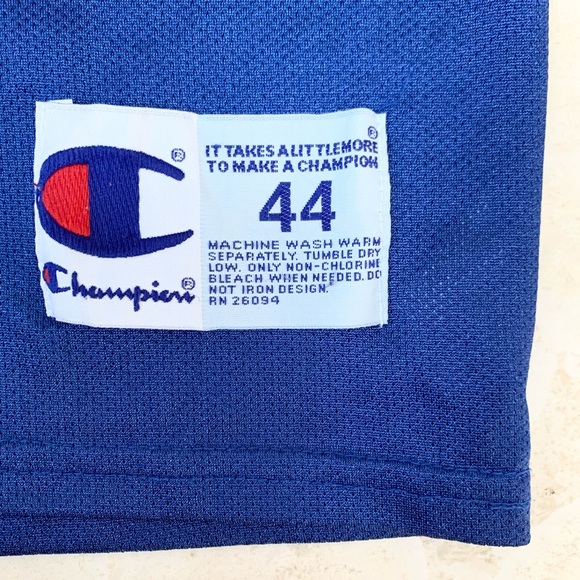 CHAMPION | ALLEN IVERSON #3 PHILADELPHIA SIXERS ALTERNATE JERSEY RARE - Picture 8 of 12